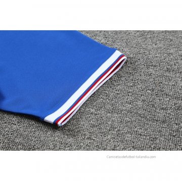 Camiseta Polo del Barcelona 2022-2023 Azul Rojo Negro