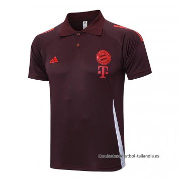 Camiseta Polo del Bayern Munich 2024-2025 Rojo Camiseta Polo del Bayern Munich 2024-2025 Rojo