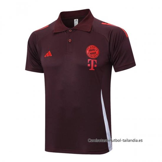 Camiseta Polo del Bayern Munich 2024-2025 Rojo - Haga un click en la imagen para cerrar