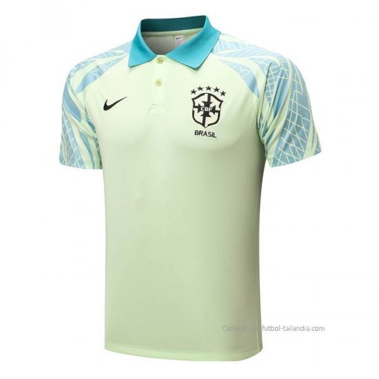 Camiseta Polo del Brasil 2022-2023 Verde - Haga un click en la imagen para cerrar
