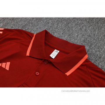 Camiseta Polo del Manchester United 2023-2024 Rojo