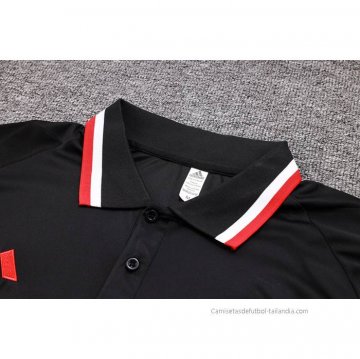 Camiseta Polo del Manchester United 2023-2024 Negro