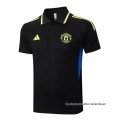 Camiseta Polo del Manchester United 2025-2026 Negro Amarillo