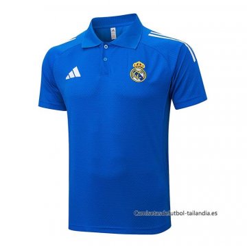 Camiseta Polo del Real Madrid 2025-2026 Azul Camiseta Polo del Real Madrid 2025-2026 Azul
