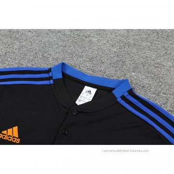 Camiseta Polo del Real Madrid 2022-2023 Negro y Azul