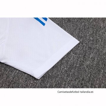 Camiseta Polo del Real Madrid 2025-2026 Blanco Azul