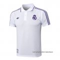 Camiseta Polo del Real Madrid 2025-2026 Blanco Purpura