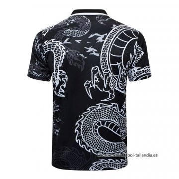 Camiseta Polo del Real Madrid Dragon 2024-2025 Negro