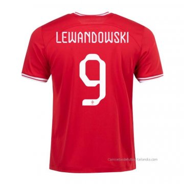 2ª Camiseta Polonia Jugador Lewandowski 2022 2ª Camiseta Polonia Jugador Lewandowski 2022
