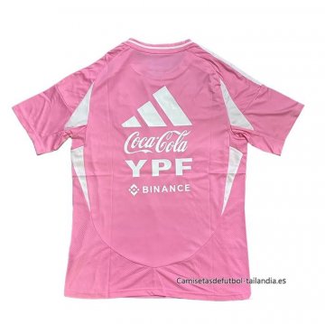 Camiseta Pre Partido del Argentina 2025 Rosa