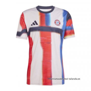 Camiseta Pre Partido del Bayern Munich 2025-2026 Blanco Camiseta Pre Partido del Bayern Munich 2025-2026 Blanco