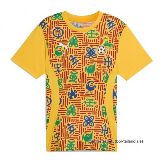 Camiseta Pre Partido del Ghana 2024 Amarillo - Haga un click en la imagen para cerrar