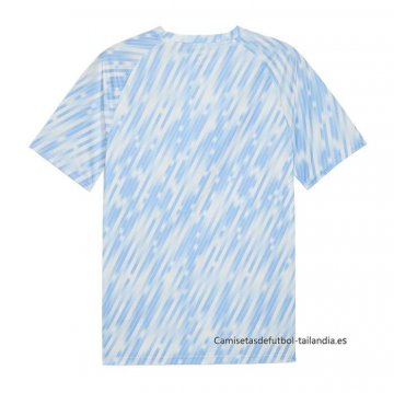 Camiseta Pre Partido del Manchester City 2025-2026 Azul