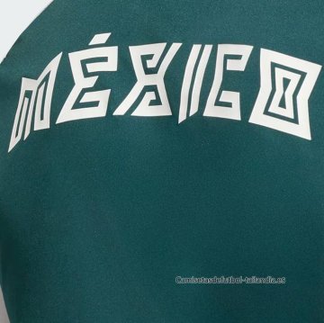Camiseta Pre Partido del Mexico 2026 Verde Blanco