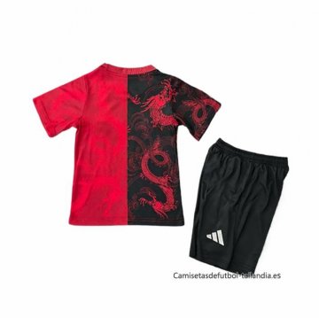 Camiseta Real Madrid Dragon Nino 2025-2026 Rojo