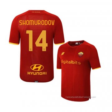 1ª Camiseta Roma Jugador Shomurodov 2021-2022 1ª Camiseta Roma Jugador Shomurodov 2021-2022