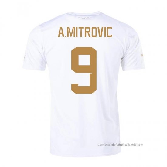 2ª Camiseta Serbia Jugador A.Mitrovic 2022 - Haga un click en la imagen para cerrar