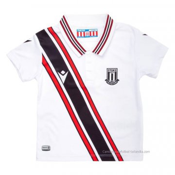 2ª Camiseta Stoke City Nino 2022-2023 Blanco