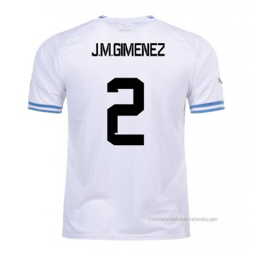 2ª Camiseta Uruguay Jugador J.M.Gimenez 2022 2ª Camiseta Uruguay Jugador J.M.Gimenez 2022