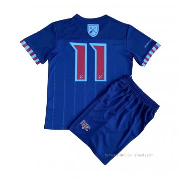 2ª Camiseta West Ham x IRON MAIDEN Nino 2021-2022