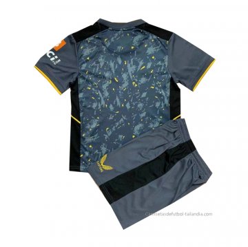 2ª Camiseta Wolves Nino 2021-2022