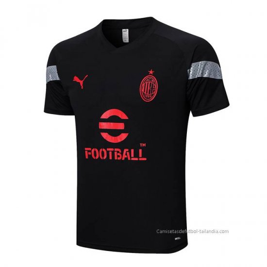 Camiseta de Entrenamiento AC Milan 2022-2023 Negro - Haga un click en la imagen para cerrar