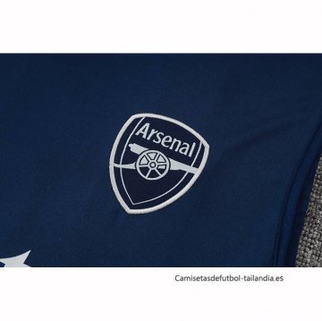 Camiseta de Entrenamiento Arsenal Sin Mangas 2025-2026 Azul Blanco
