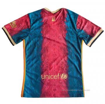 Camiseta de Entrenamiento Barcelona 2021 Rojo y Azul