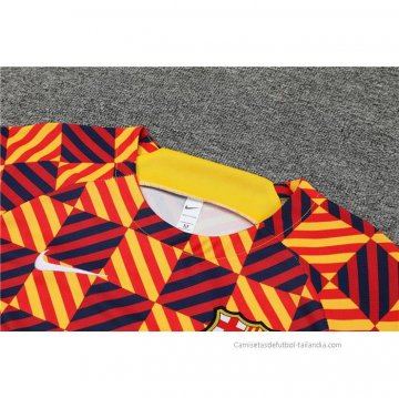Camiseta de Entrenamiento Barcelona 2023-2024 Amarillo