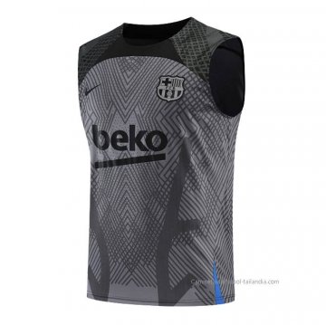 Camiseta de Entrenamiento Barcelona Sin Mangas 2022-2023 Gris