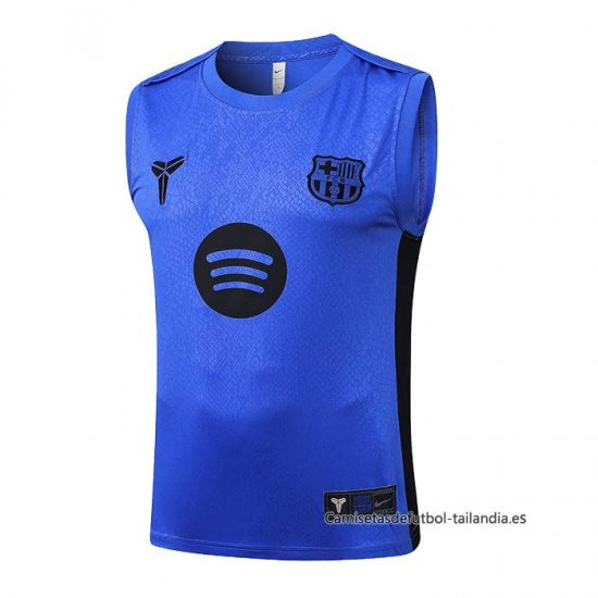 Camiseta de Entrenamiento Barcelona Sin Mangas 2025-2026 Azul Purpura - Haga un click en la imagen para cerrar