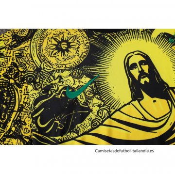 Camiseta de Entrenamiento Brasil Jesus 2024-2025 Amarillo