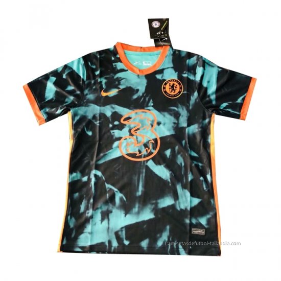 Camiseta de Entrenamiento Chelsea 2021 Verde - Haga un click en la imagen para cerrar