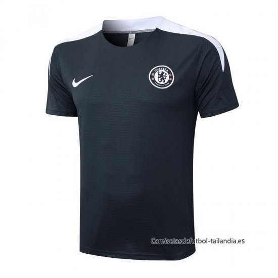 Camiseta de Entrenamiento Chelsea 2025-2026 Gris - Haga un click en la imagen para cerrar