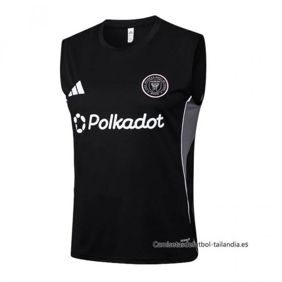 Camiseta de Entrenamiento Inter Miami Sin Mangas 2025-2026 Negro - Haga un click en la imagen para cerrar