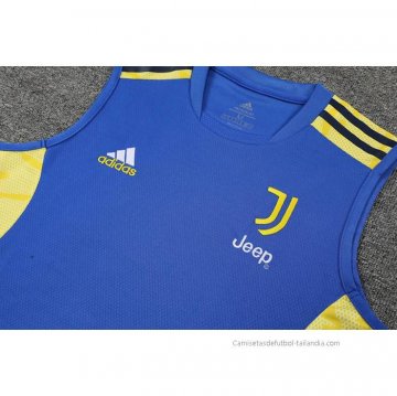 Camiseta de Entrenamiento Juventus Sin Mangas 2022-2023 Azul