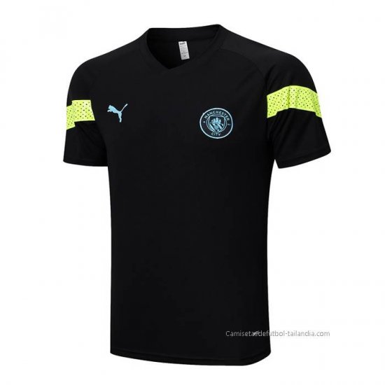 Camiseta de Entrenamiento Manchester City 2022-2023 Negro - Haga un click en la imagen para cerrar