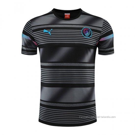 Camiseta de Entrenamiento Manchester City 2022-2023 Negro - Haga un click en la imagen para cerrar