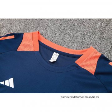 Camiseta de Entrenamiento Manchester United 2024-2025 Azul