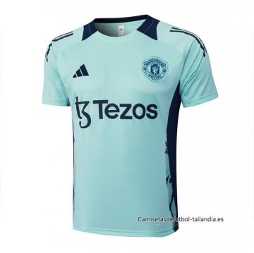 Camiseta de Entrenamiento Manchester United 2024-2025 Verde Camiseta de Entrenamiento Manchester United 2024-2025 Verde