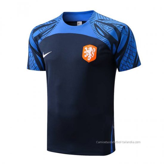 Camiseta de Entrenamiento Paises Bajos 2022-2023 Azul - Haga un click en la imagen para cerrar