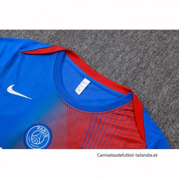 Camiseta de Entrenamiento Paris Saint-Germain 2025-2026 Azul Rojo