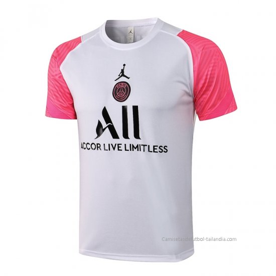 Camiseta de Entrenamiento Paris Saint-Germain Jordan 2021-2022 Blanco - Haga un click en la imagen para cerrar