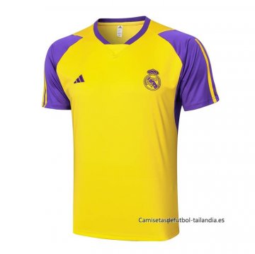 Camiseta de Entrenamiento Real Madrid 2024-2025 Amarillo Camiseta de Entrenamiento Real Madrid 2024-2025 Amarillo