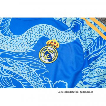 Camiseta de Entrenamiento Real Madrid Dragon 2024-2025 Azul