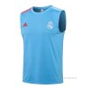 Camiseta de Entrenamiento Real Madrid Sin Mangas 2021-2022 Azul Camiseta de Entrenamiento Real Madrid Sin Mangas 2021-2022 Azul
