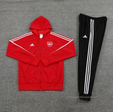 Chandal con Capucha del Arsenal 2022-2023 Rojo