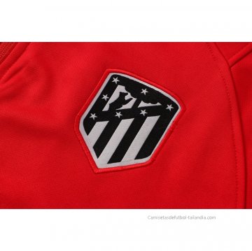Chandal con Capucha del Atletico Madrid 2021-2022 Rojo