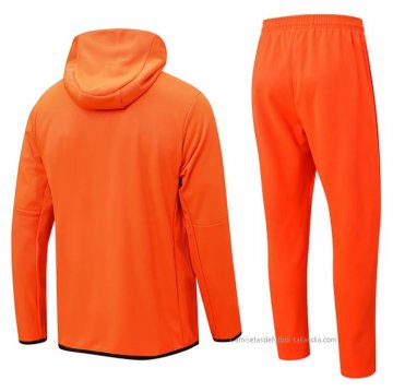 Chandal con Capucha del Barcelona 2022-2023 Naranja
