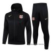 Chandal con Capucha del Barcelona 2024-2025 Negro Chandal con Capucha del Barcelona 2024-2025 Negro